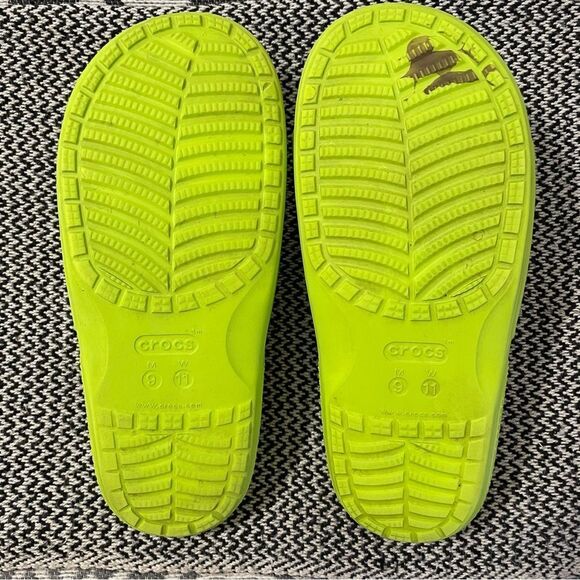 Crocs Classic Green Slide Sandals Sz-9Men/11Women - Picture 8 of 8